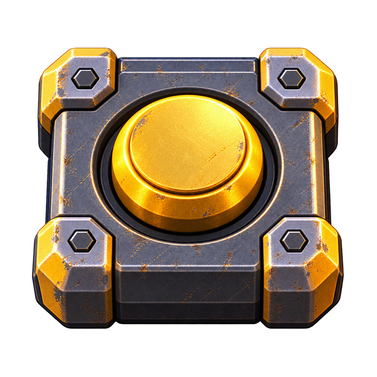Raised gold depot floor button